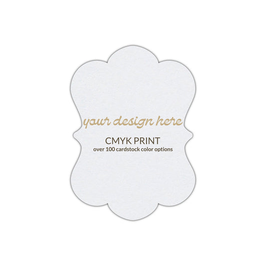 Shape P29 Diecut Card | CMYK Print | 3.5" x 5"
