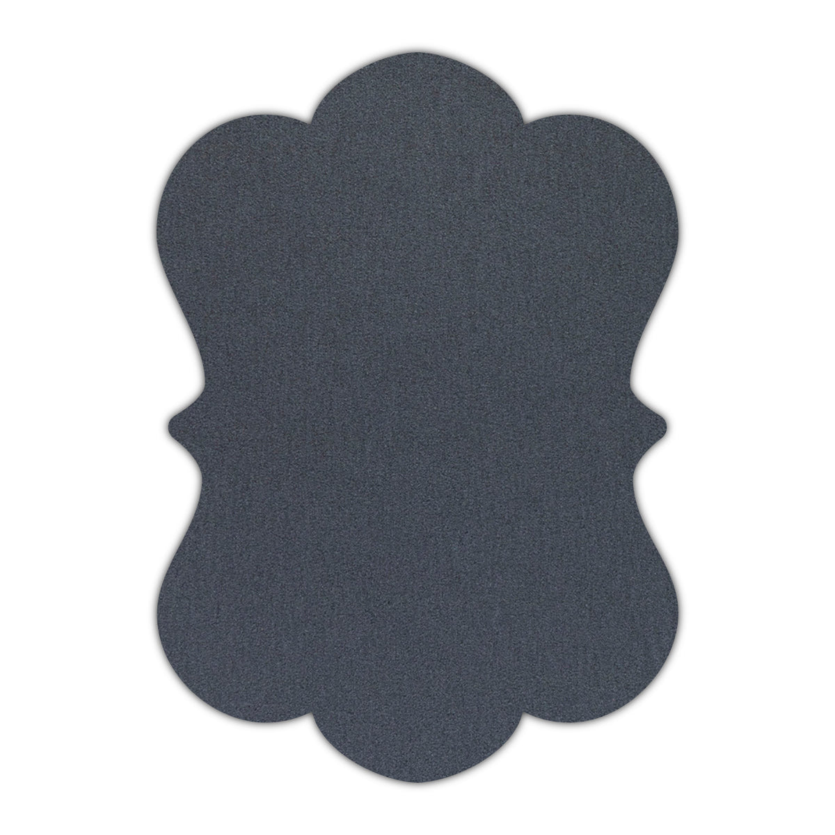 CMYK Print on Shimmer Anthracite Cardstock | Shape P29 | 2.5" x 3.5"