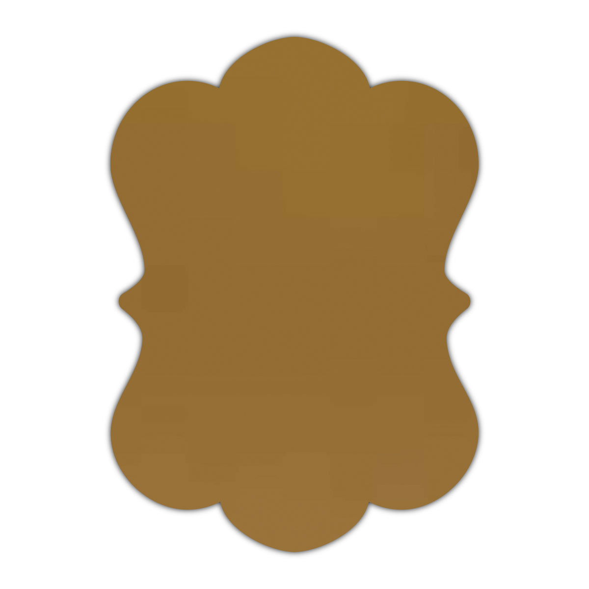 CMYK Print on Shimmer Antique Gold Cardstock | Shape P29 | 11" x 14"