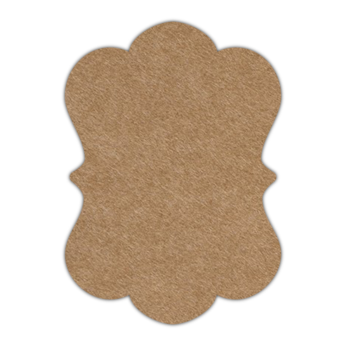 CMYK Print on Beach Sand Cardstock | Shape P29 | 12" x 18"