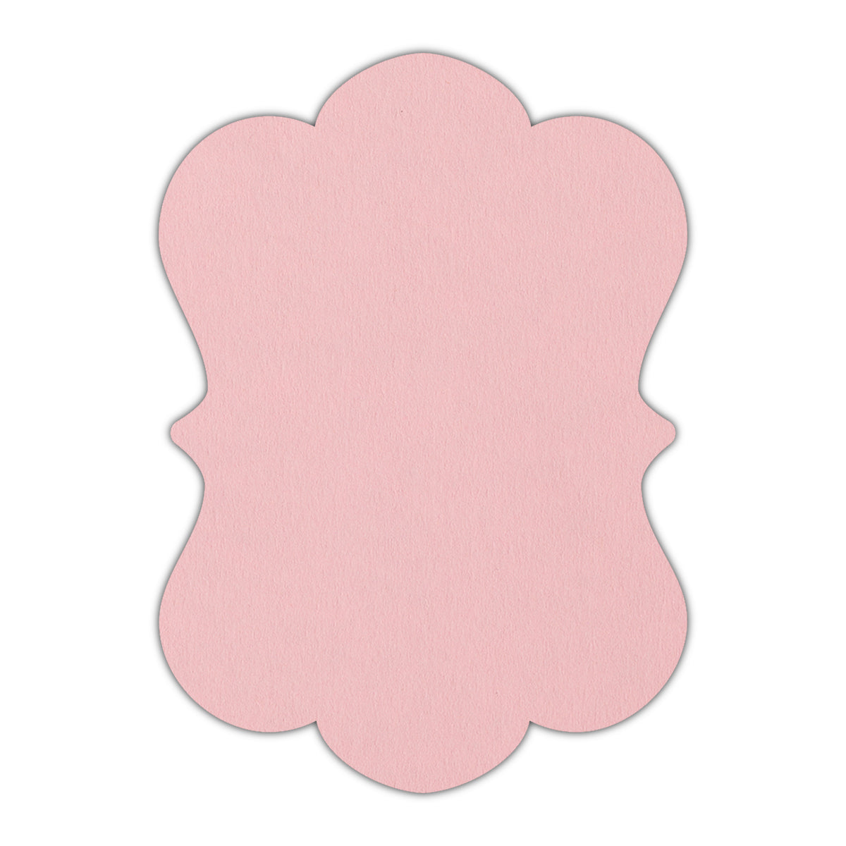 CMYK Print on Candy Pink Cardstock | Shape P29 | 2" x 3.5"