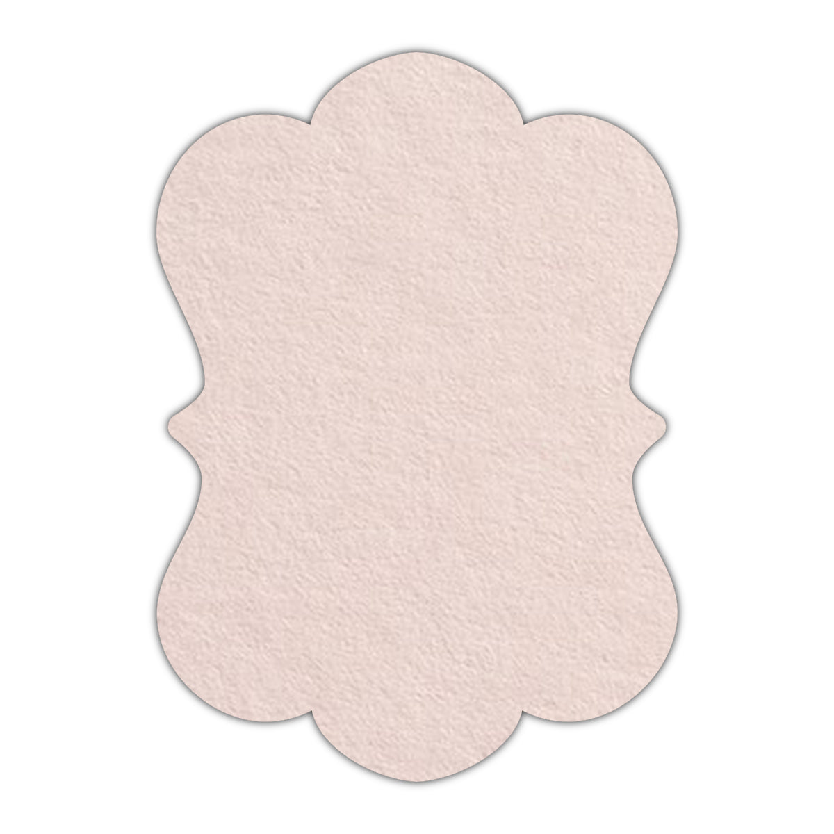 CMYK Print on Chardonnay Cardstock | Shape P29 | 2" x 3"