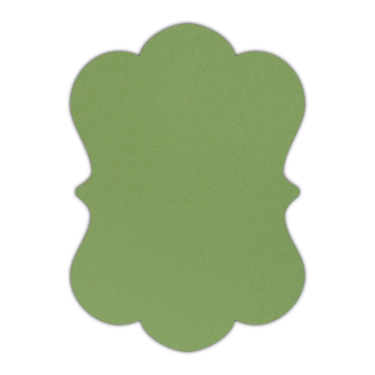 CMYK Print on Shimmer Fairway Cardstock | Shape P29 | 5.5" x 8.5"