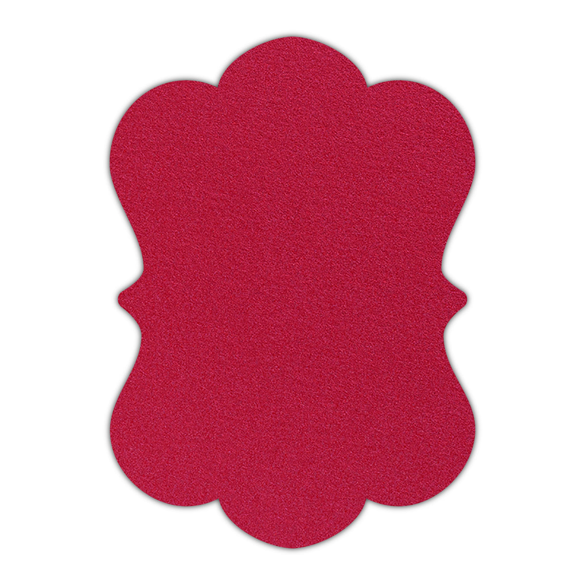 CMYK Print on Shimmer Magma Cardstock | Shape P29 | 2" x 3"