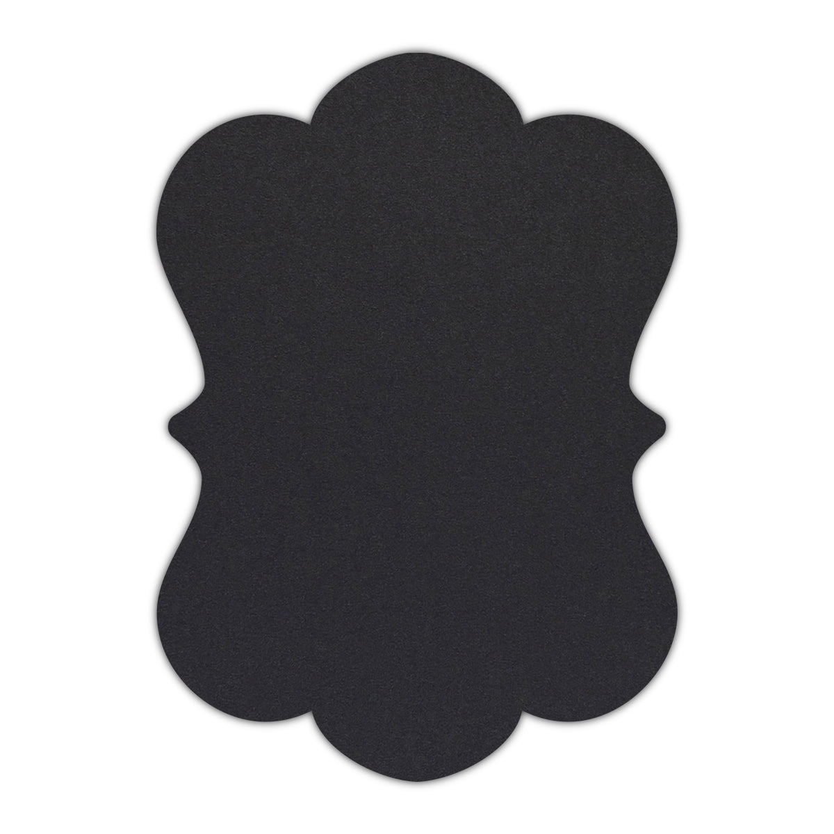 CMYK Print on Shimmer Onyx Cardstock | Shape P29 | 5" x 7"