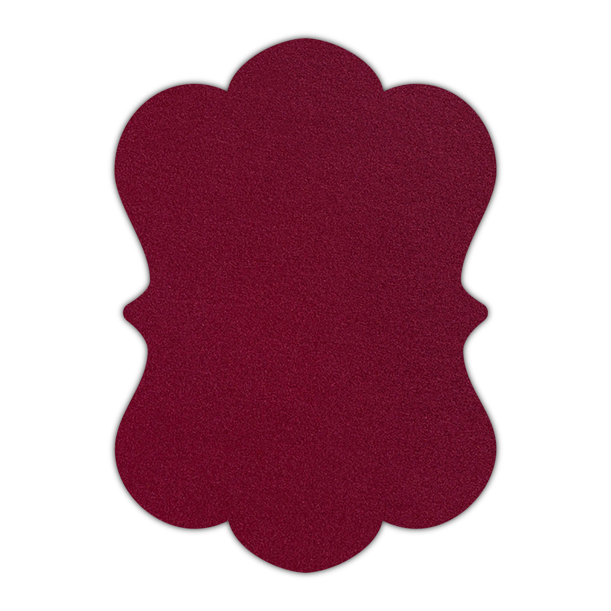 CMYK Print on Shimmer Red Lacquer Cardstock | Shape P29 | 5" x 7"