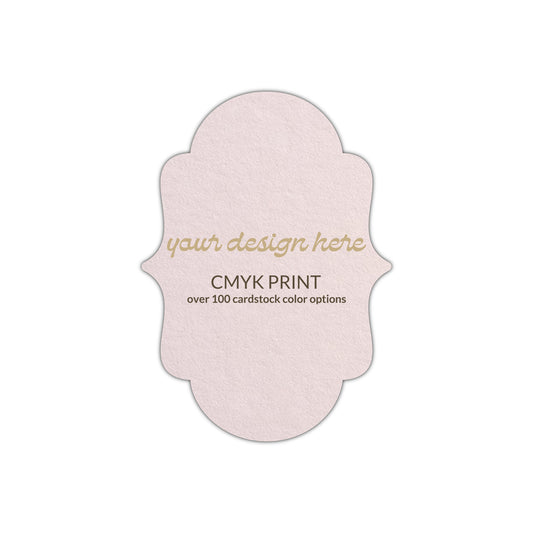 Shape P2 Diecut Card | CMYK Print | 2" x 3"