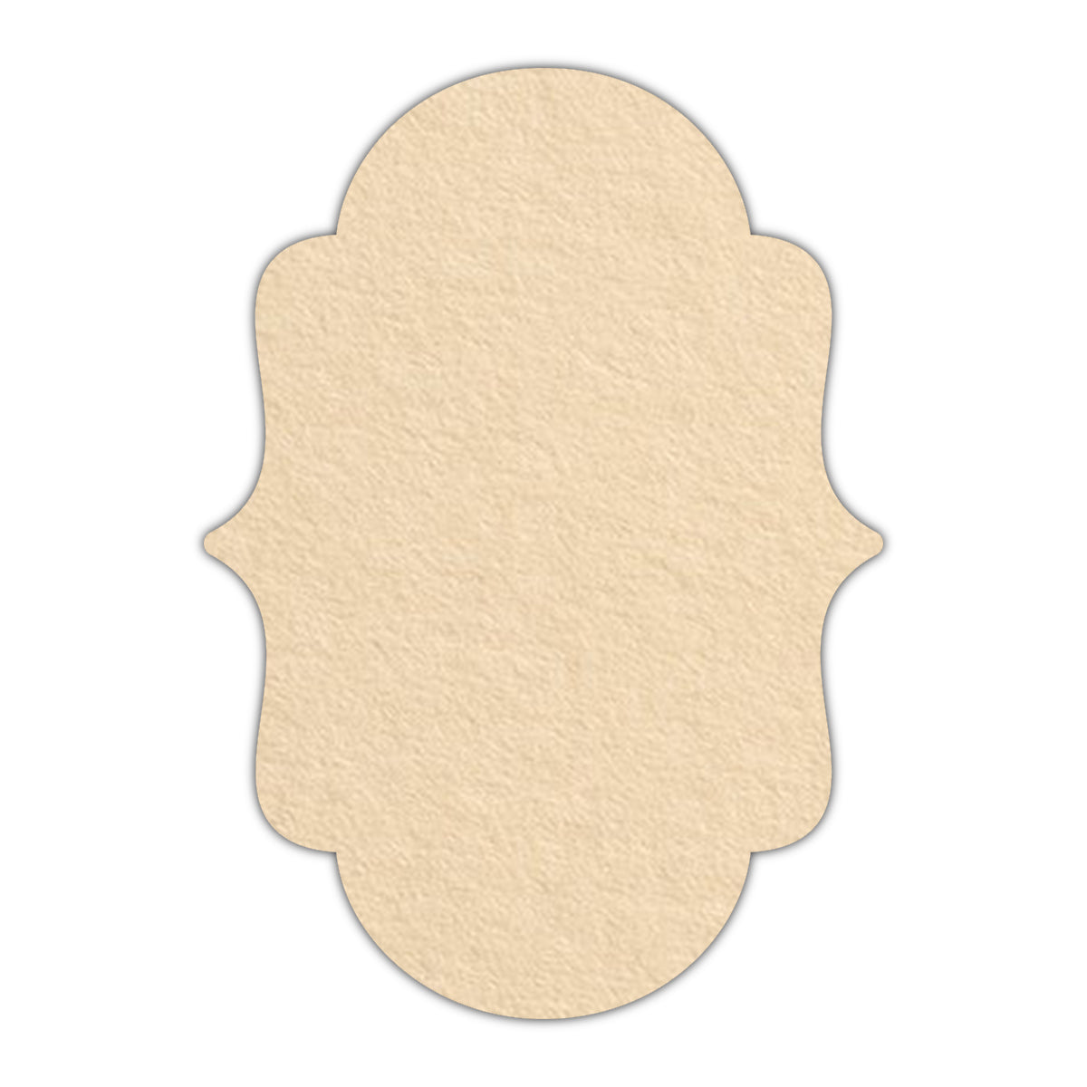 CMYK Print on Antique Ivory Cardstock | Shape P2 | 12" x 18"