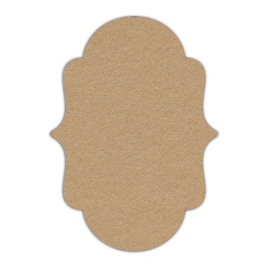 CMYK Print on Camel Cardstock | Shape P2 | 11" x 14"