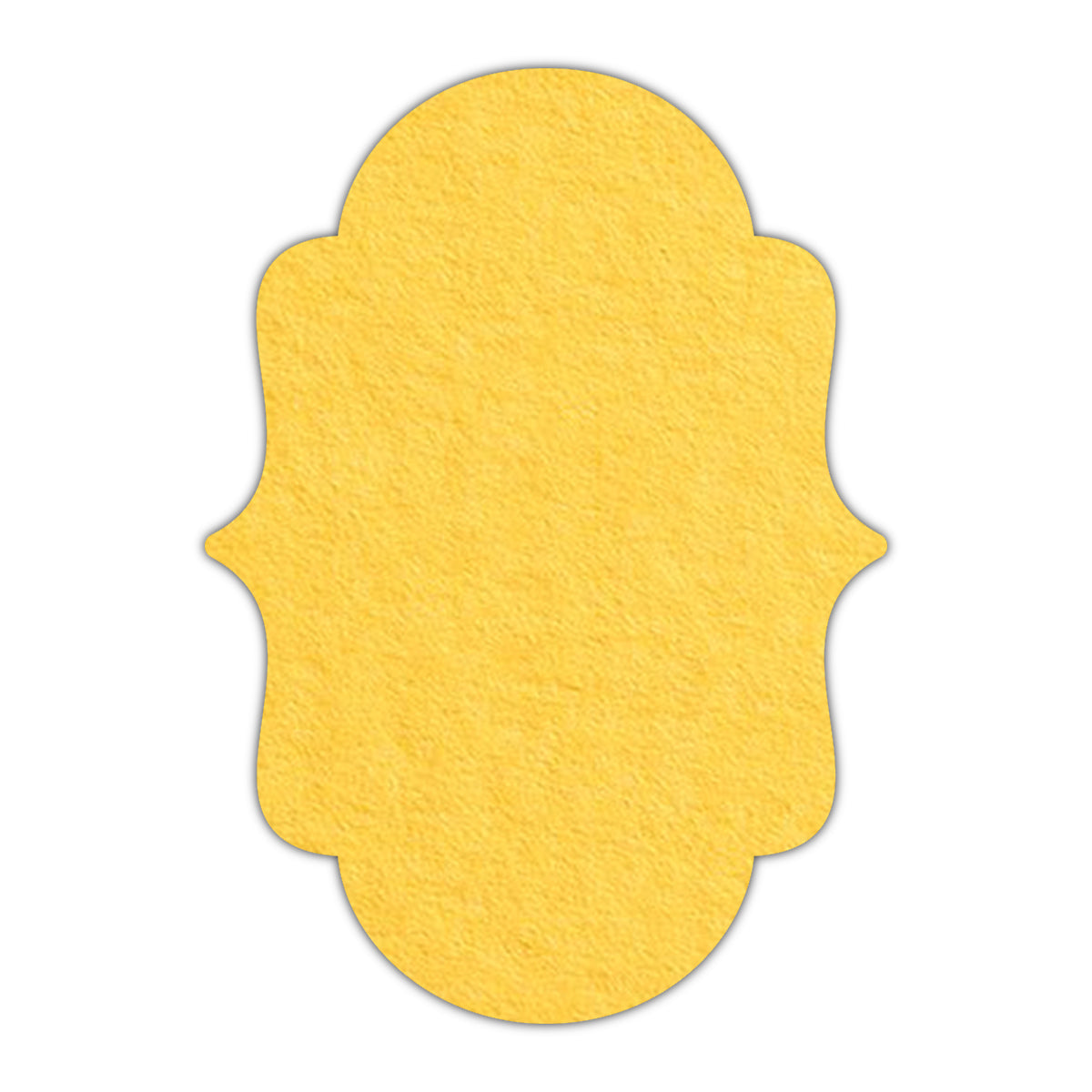 CMYK Print on Canary Yellow Cardstock | Shape P2 | 3.5" x 5"