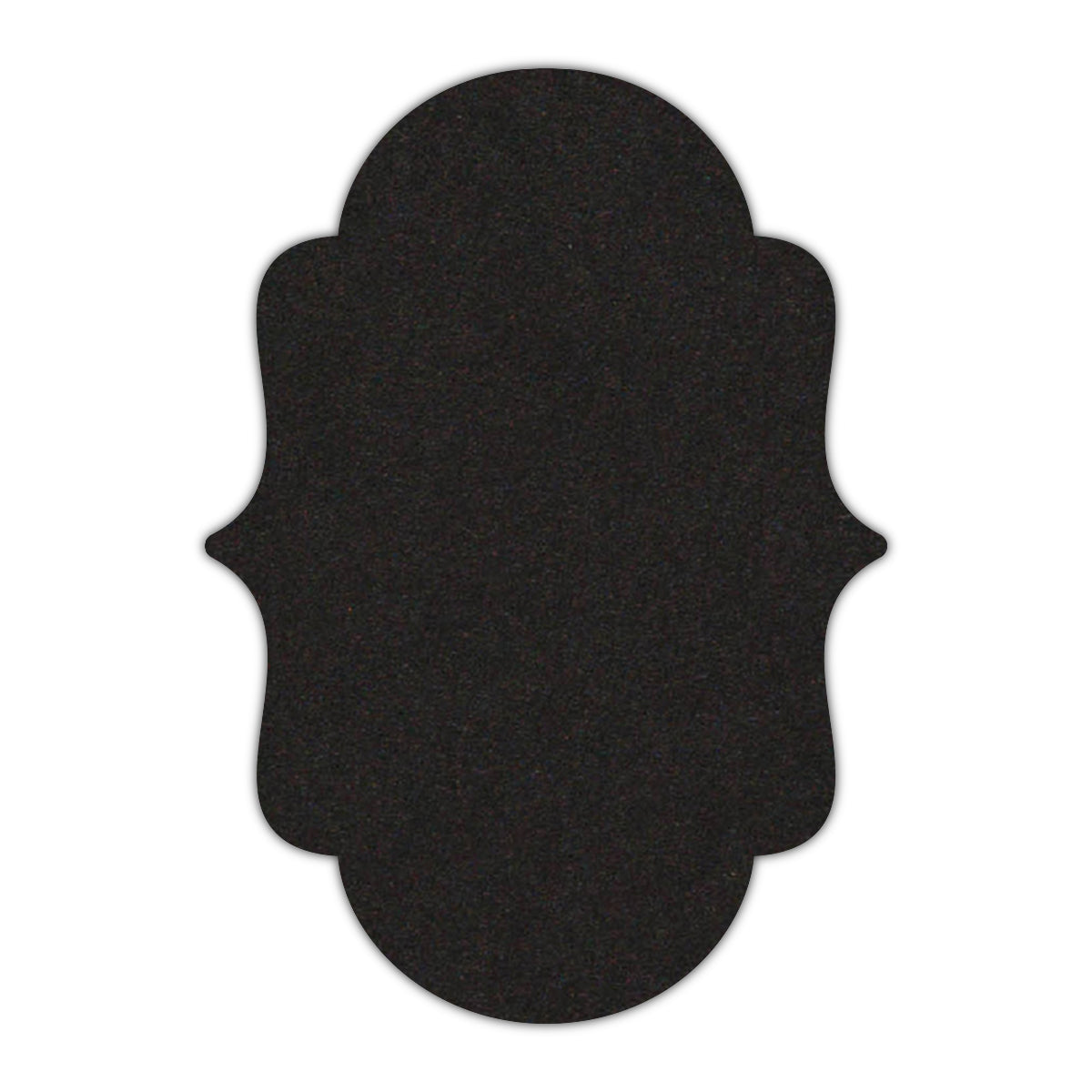 CMYK Print on Deep Black Cardstock | Shape P2 | 12" x 18"