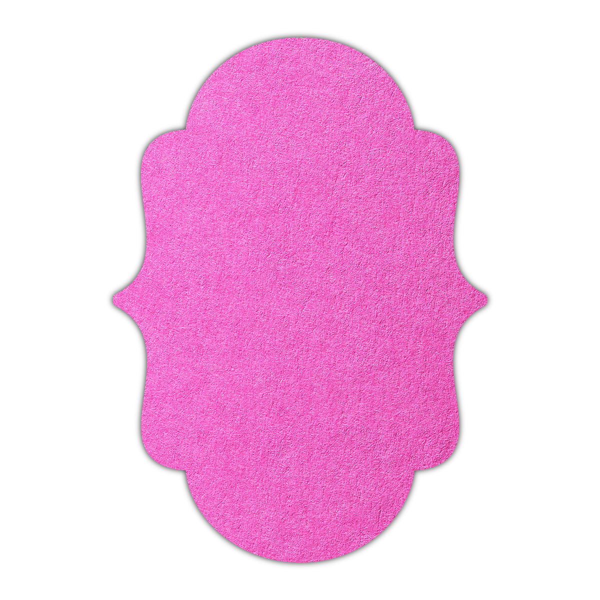 CMYK Print on Fuchsia Pink Cardstock | Shape P2 | 3.5" x 5"