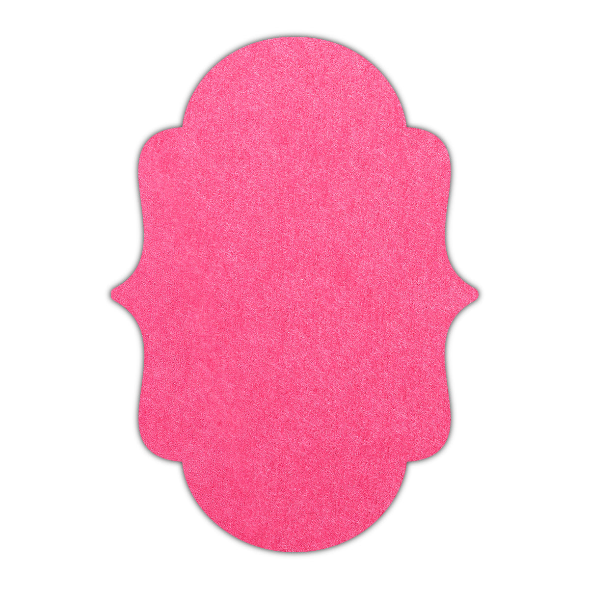 CMYK Print on Hot Pink Cardstock | Shape P2 | 5.5" x 8.5"