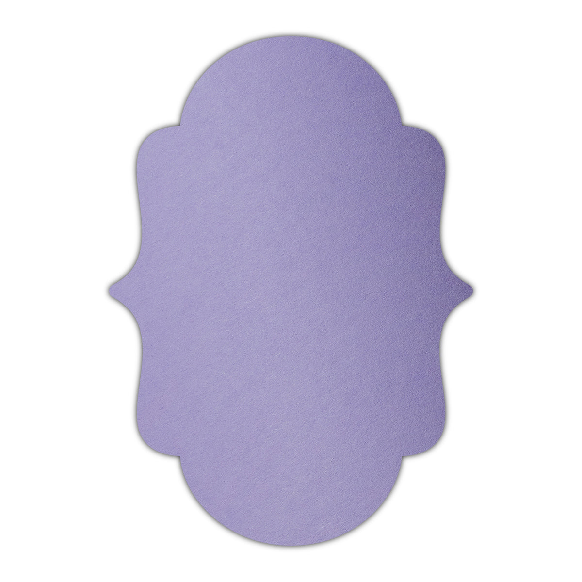 CMYK Print on Lavender Cardstock | Shape P2 | 2" x 3.5"