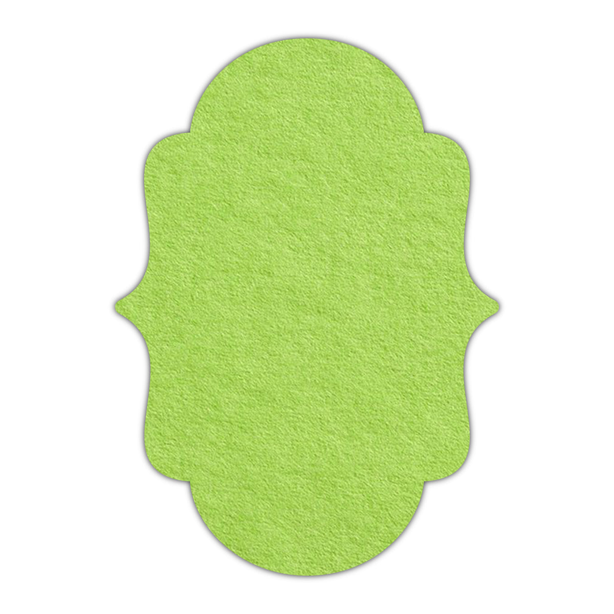 CMYK Print on Leaf Green Cardstock | Shape P2 | 5" x 7"