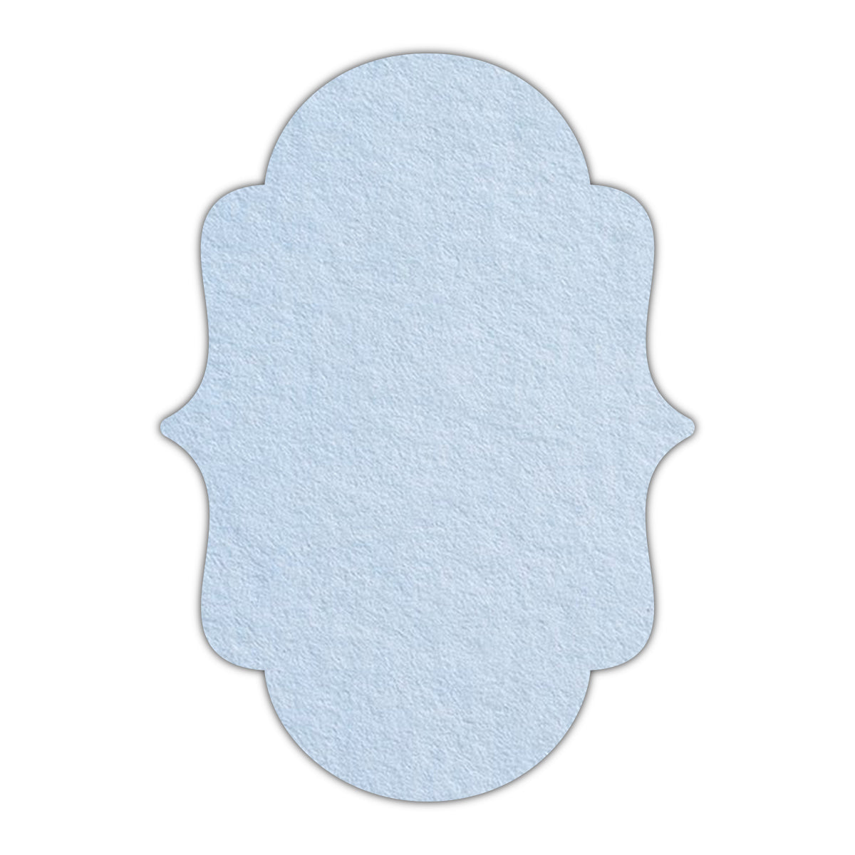 CMYK Print on Light Sky Blue Cardstock | Shape P2 | 3" x 4"
