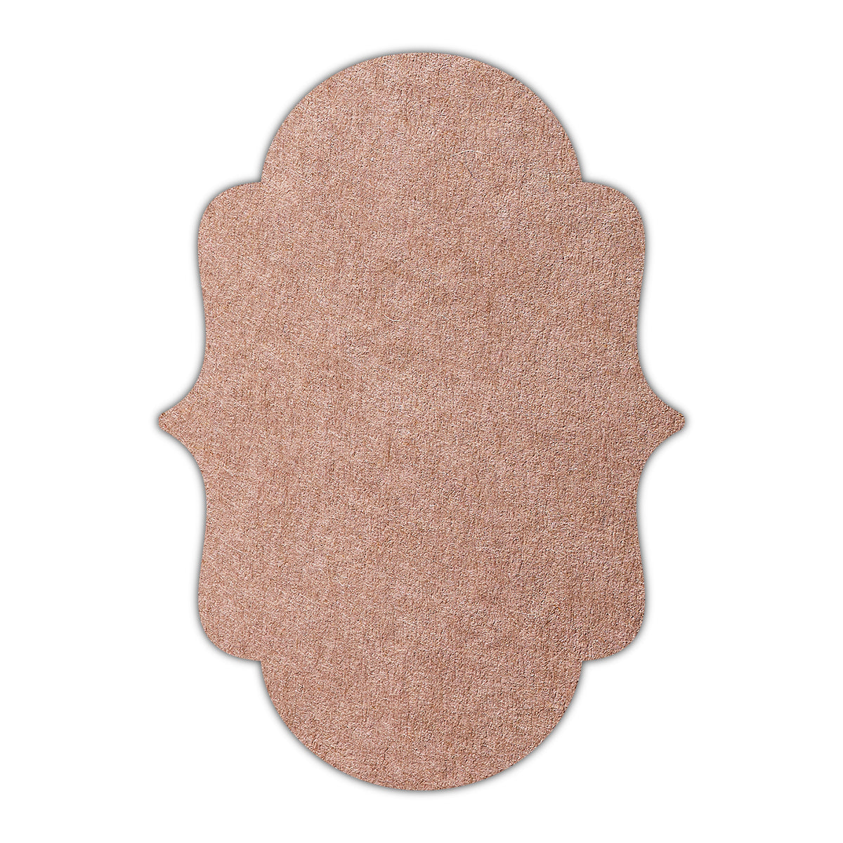 CMYK Print on Nubuck Brown Cardstock | Shape P2 | 2" x 3.5"