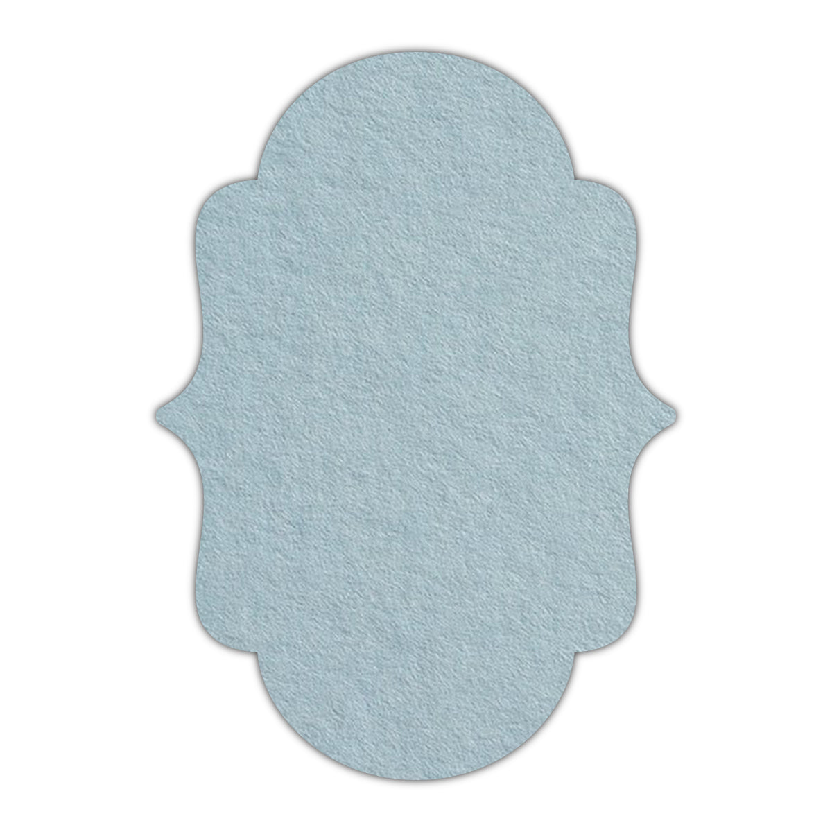 CMYK Print on Placid Blue Cardstock | Shape P2 | 5" x 8"