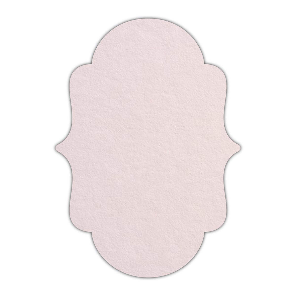 CMYK Print on Powder Pink Cardstock | Shape P2 | 8.5" x 11"