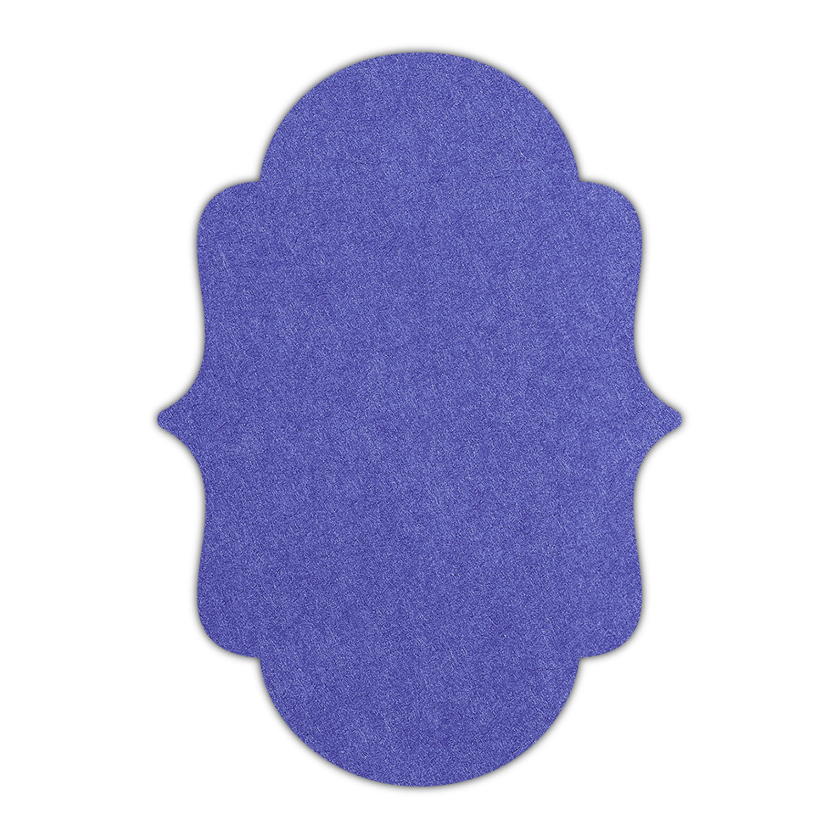 CMYK Print on Royal Blue Cardstock | Shape P2 | 5" x 7"