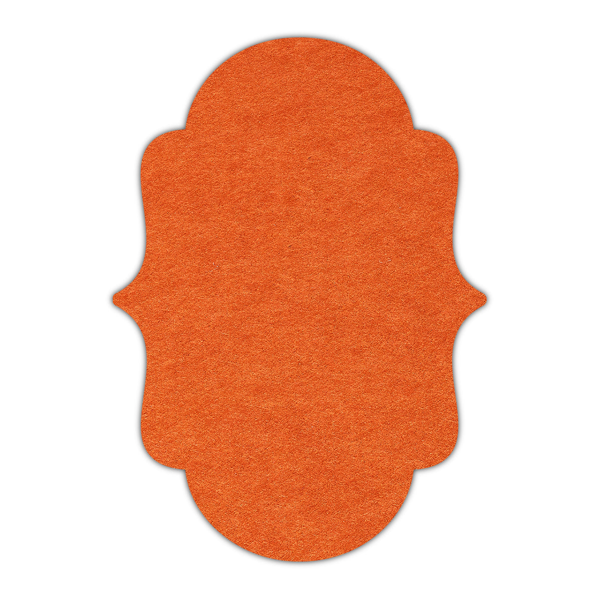 CMYK Print on Rust Cardstock | Shape P2 | 2" x 3"