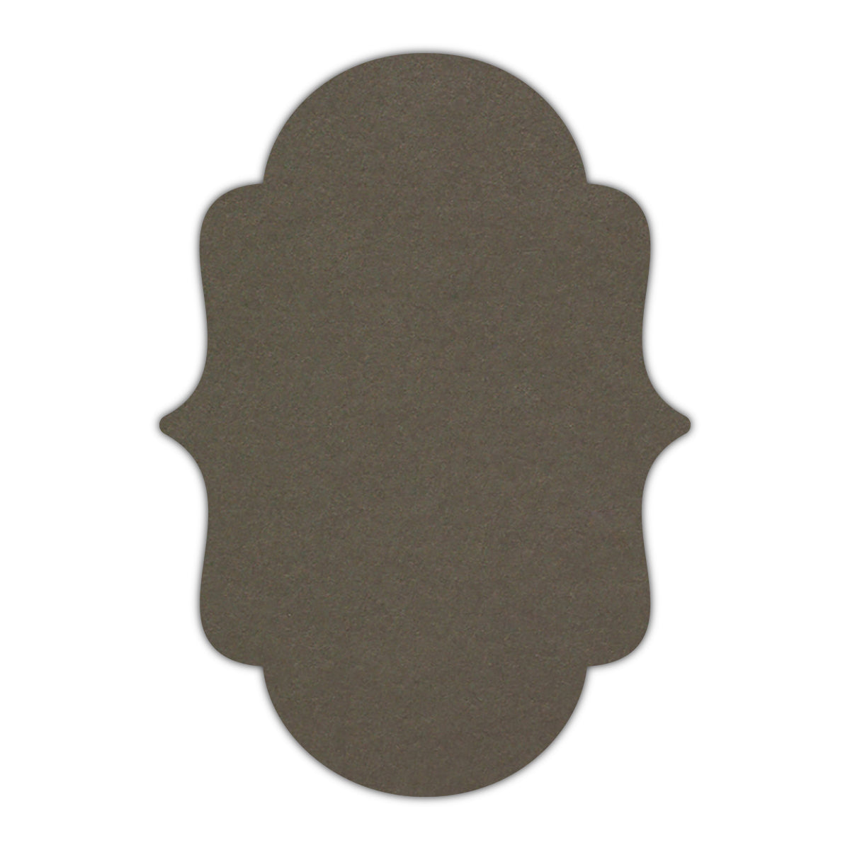 CMYK Print on Sombre Grey Cardstock | Shape P2 | 2.5" x 3.5"