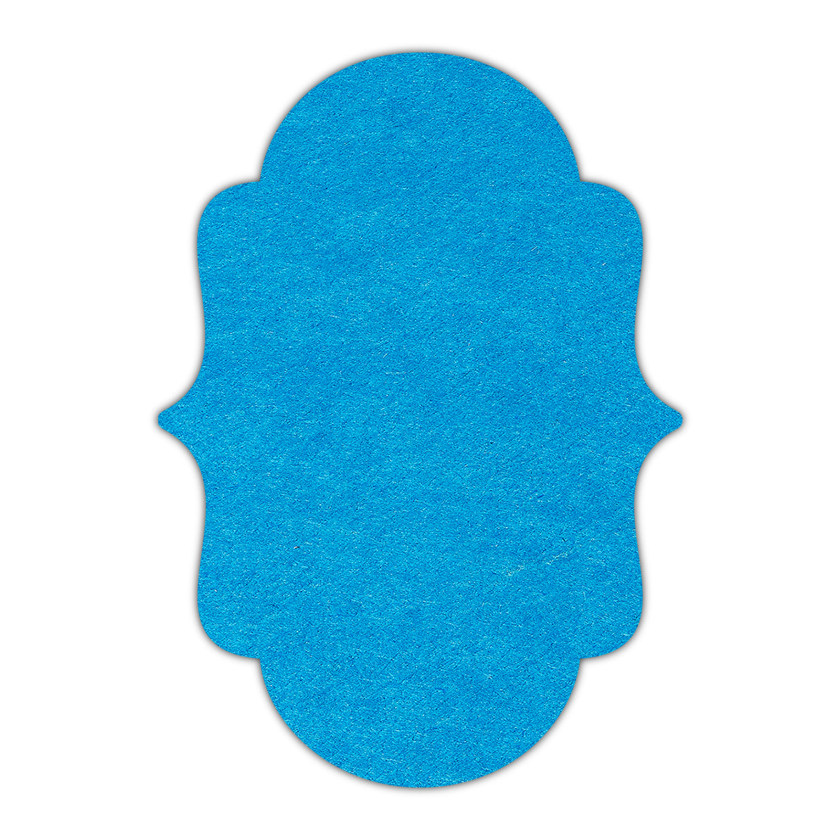 CMYK Print on Tabriz Blue Cardstock | Shape P2 | 6" x 9"