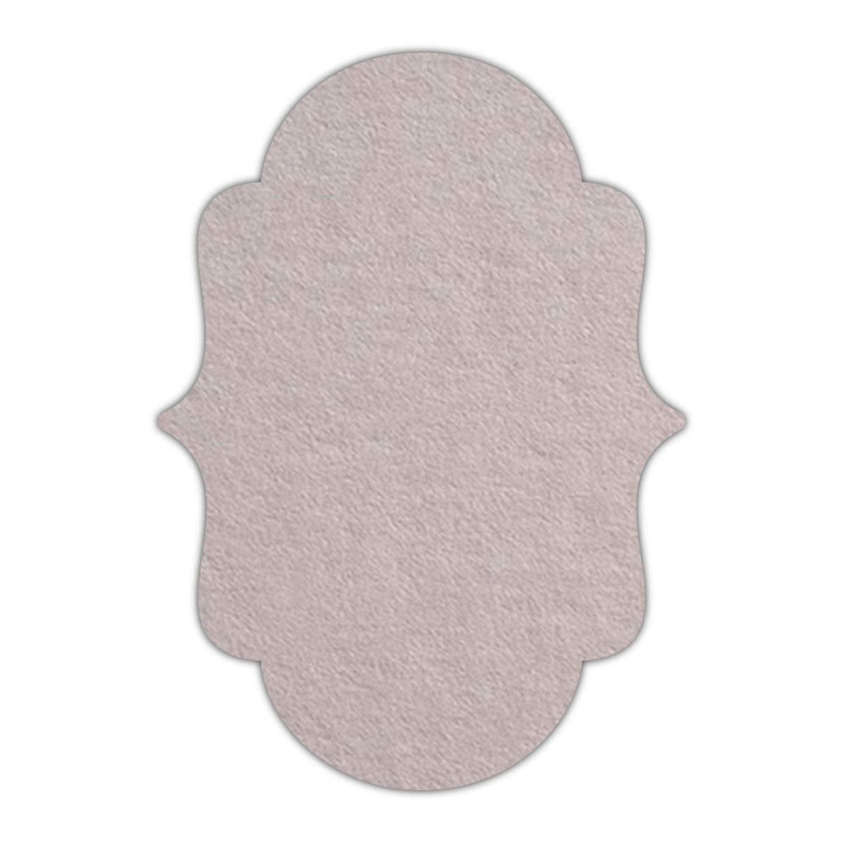 CMYK Print on Timberwolf Gray Cardstock | Shape P2 | 2" x 3"