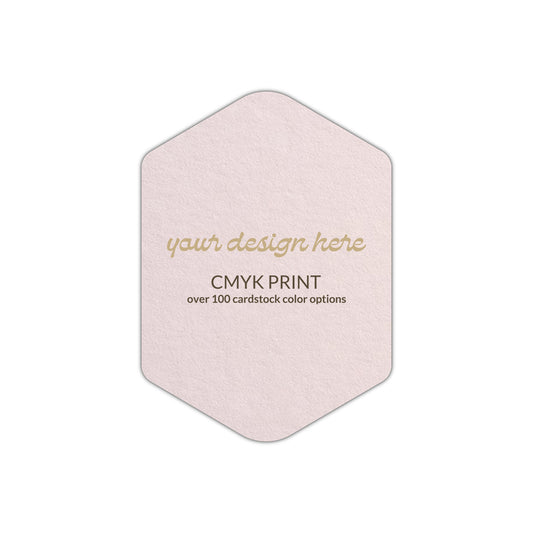 Shape P3 Diecut Card | CMYK Print | 11" x 17"