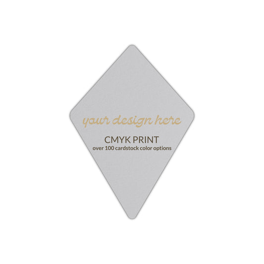 Shape P30 Diecut Card | CMYK Print | 2" x 3.5"