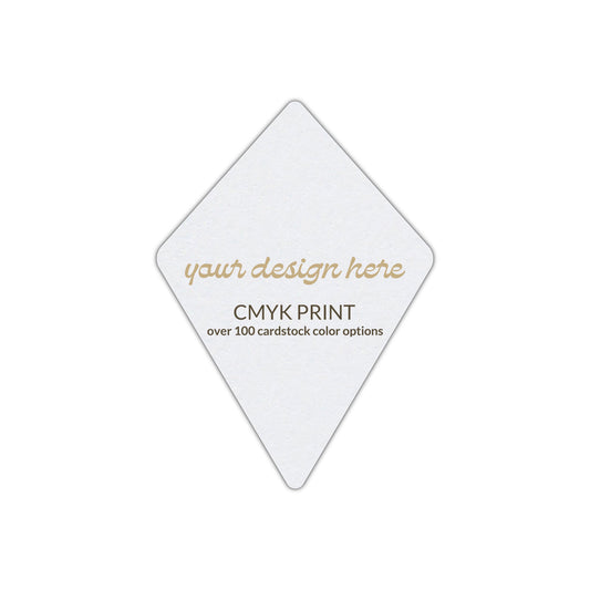 Shape P30 Diecut Card | CMYK Print | 3.5" x 5"
