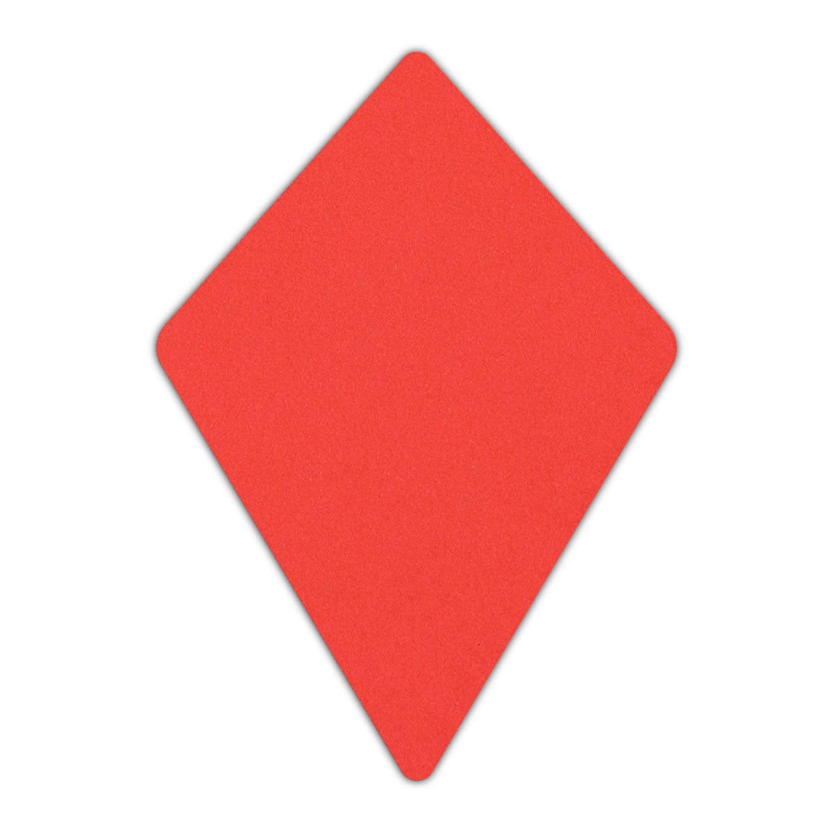 CMYK Print on Bright Red Cardstock | Shape P30 | 12" x 18"