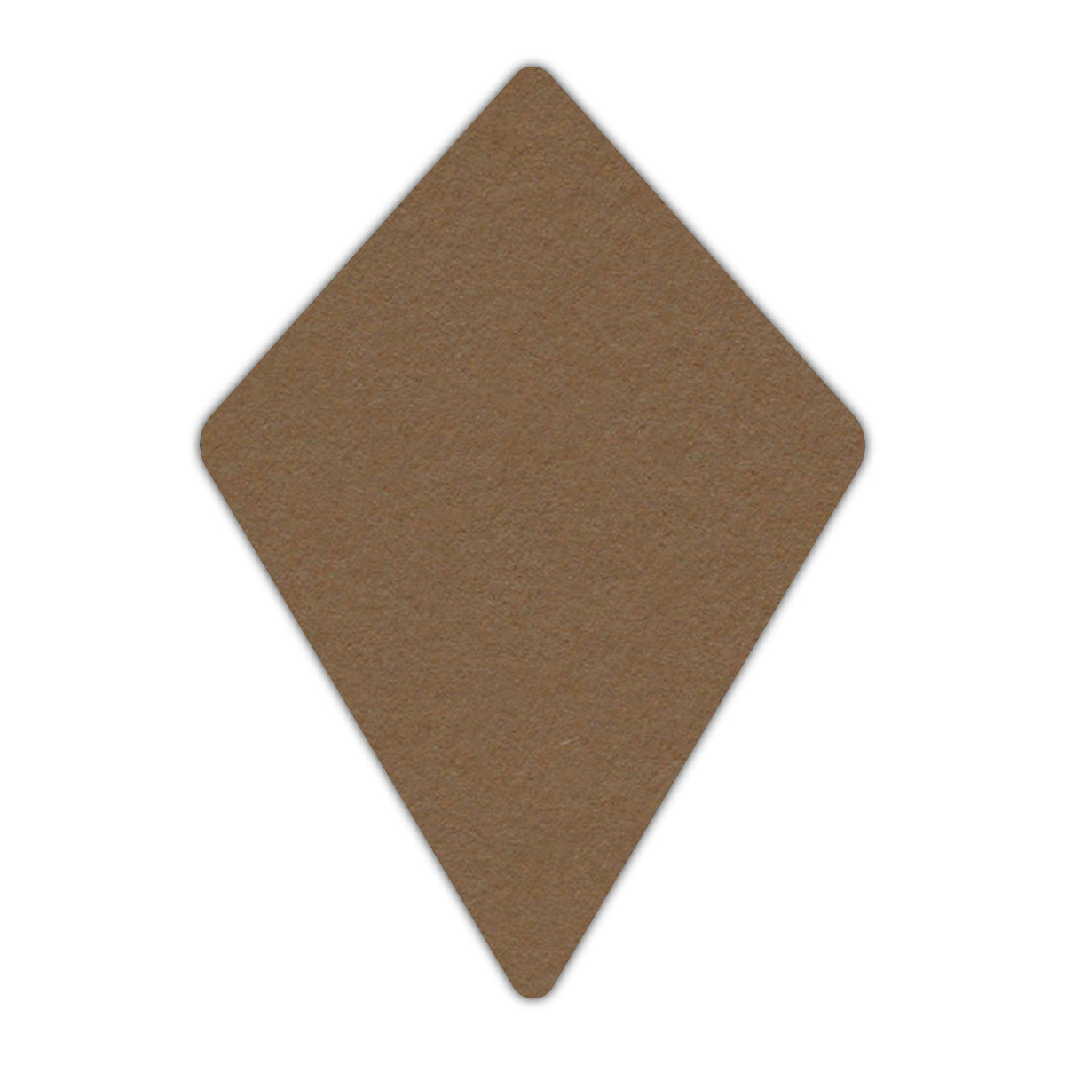 CMYK Print on Cappuccino Cardstock | Shape P30 | 2" x 3.5"