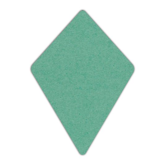 CMYK Print on Caribbean Blue Cardstock | Shape P30 | 5" x 7"