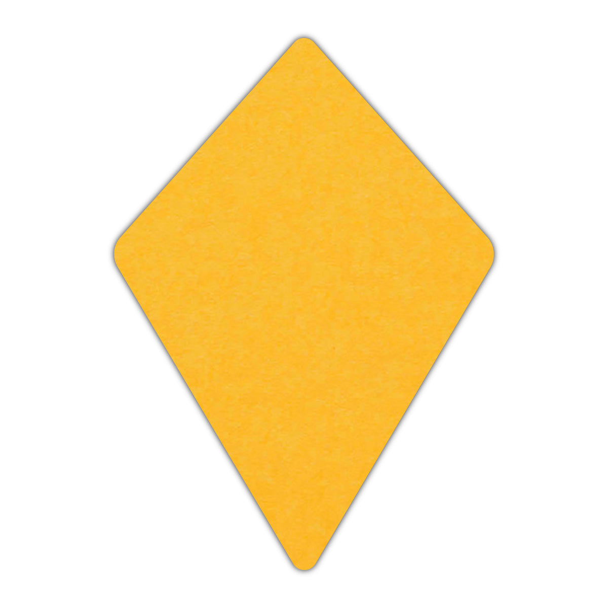 CMYK Print on Indian Yellow Cardstock | Shape P30 | 2" x 3"