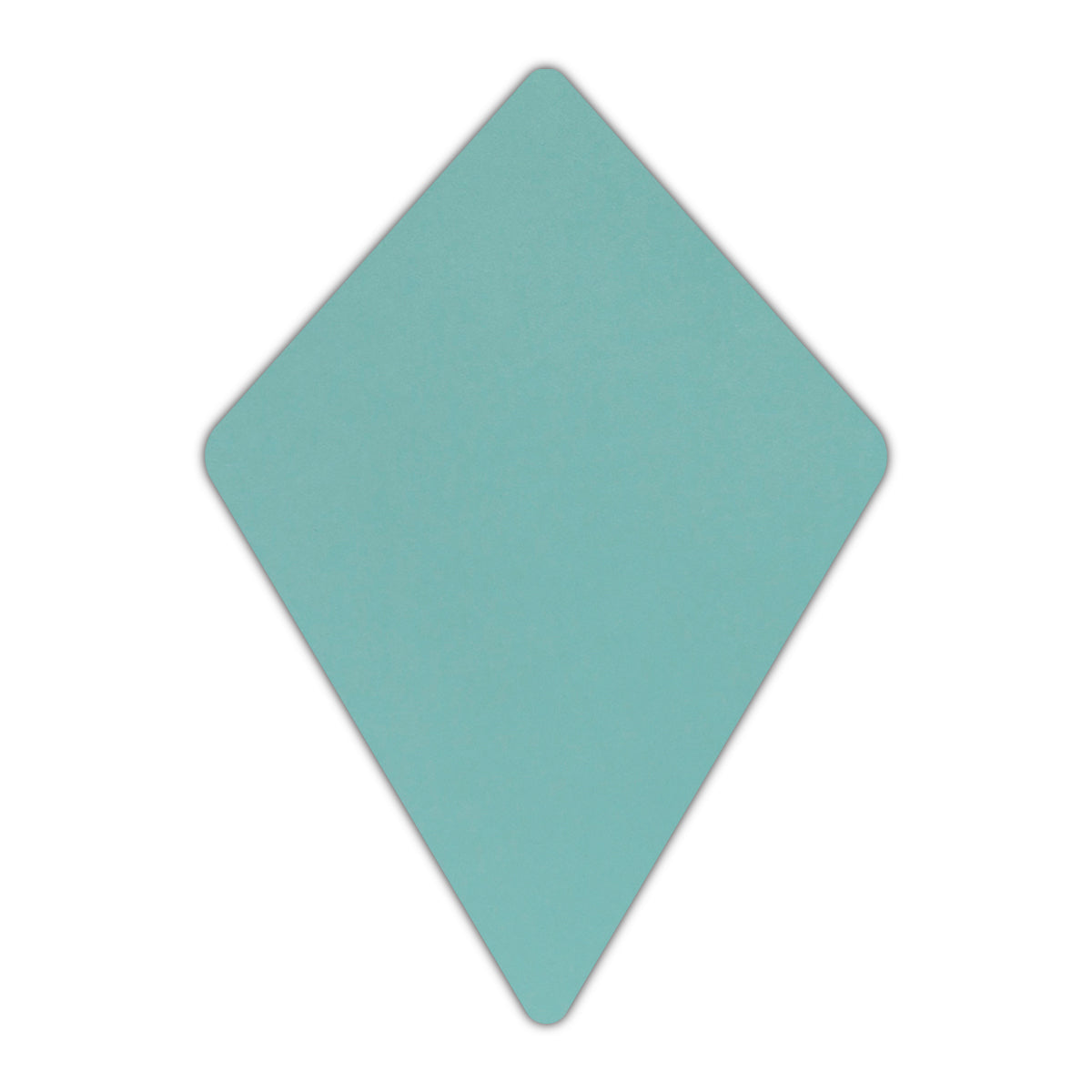 CMYK Print on Shimmer Lagoon Cardstock | Shape P30 | 3" x 5"