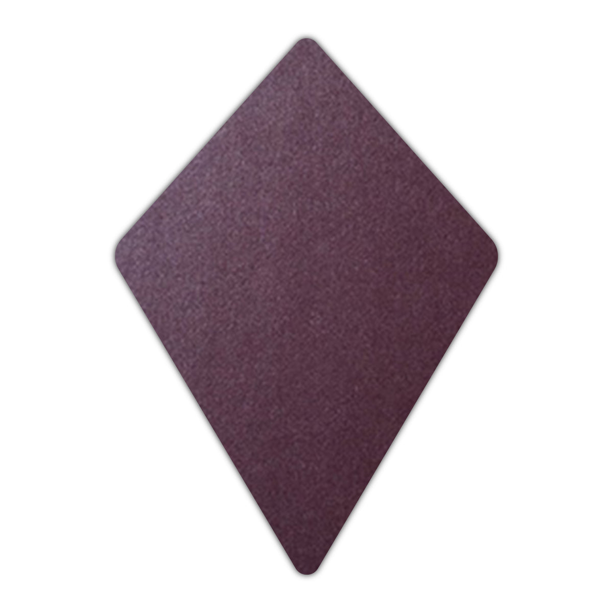 CMYK Print on Shimmer Ruby Cardstock | Shape P30 | 3" x 4"