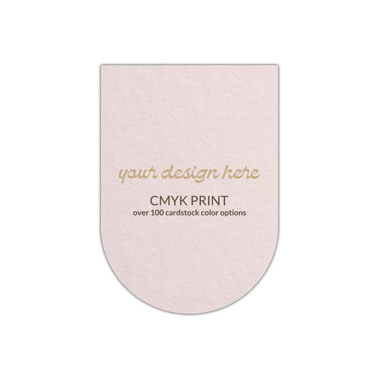 Shape P31 Diecut Card | CMYK Print | 2" x 3.5"
