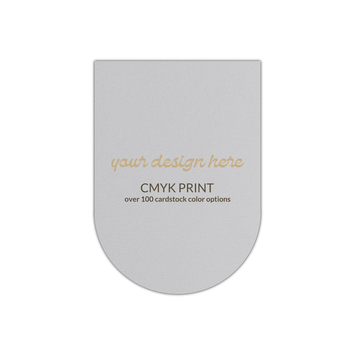 Shape P31 Diecut Card | CMYK Print | 12" x 18"