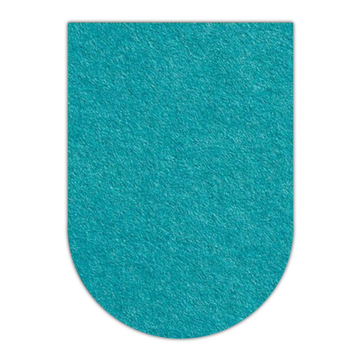 CMYK Print on Aqua Blue Cardstock | Shape P31 | 3" x 4"