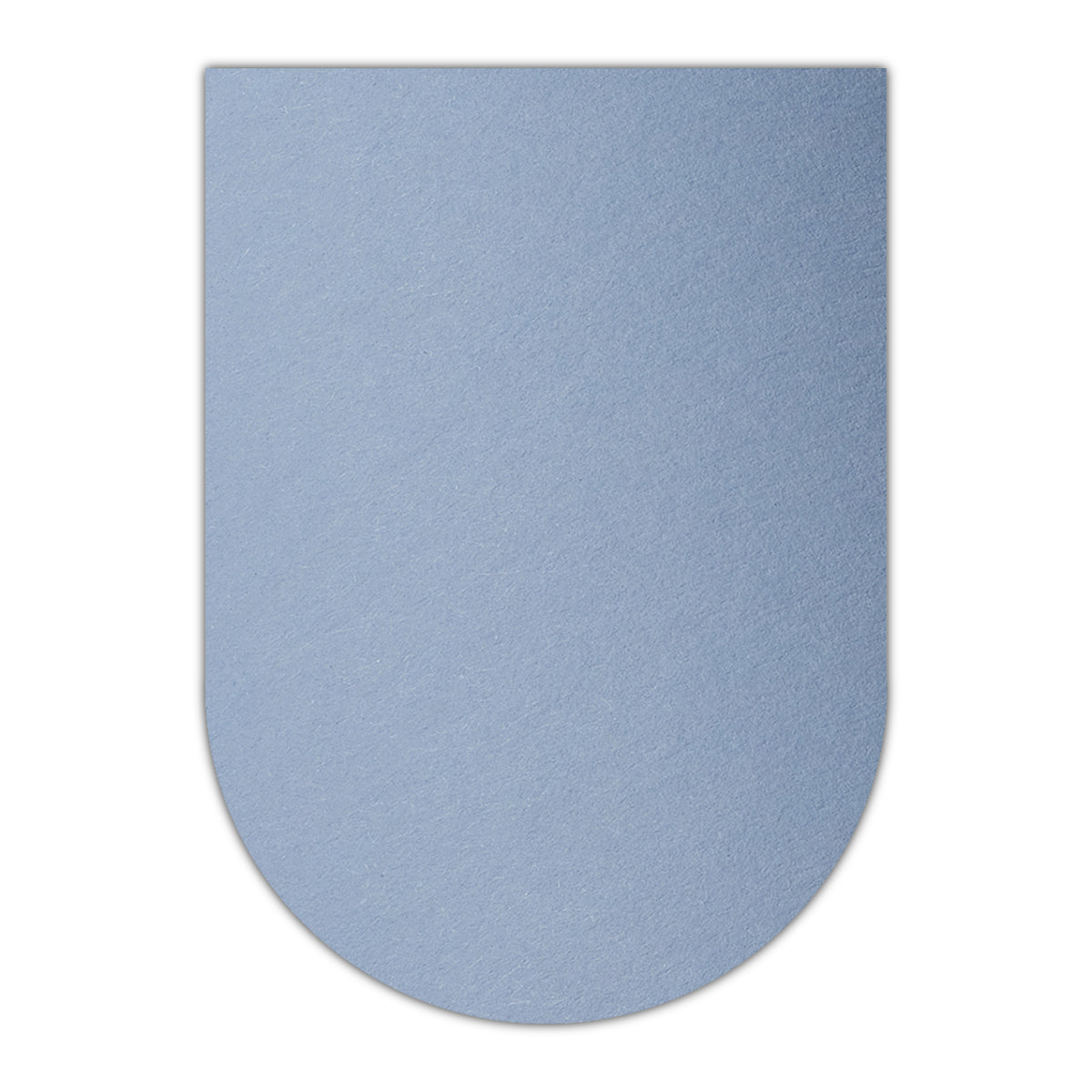 CMYK Print on Azure Blue Cardstock | Shape P31 | 3.5" x 5"