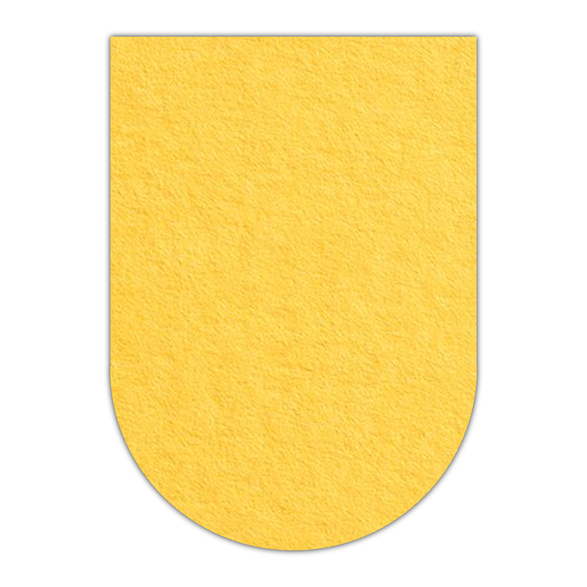 CMYK Print on Canary Yellow Cardstock | Shape P31 | 4.25" x 5.5"