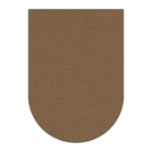 CMYK Print on Cappuccino Cardstock | Shape P31 | 11" x 14"