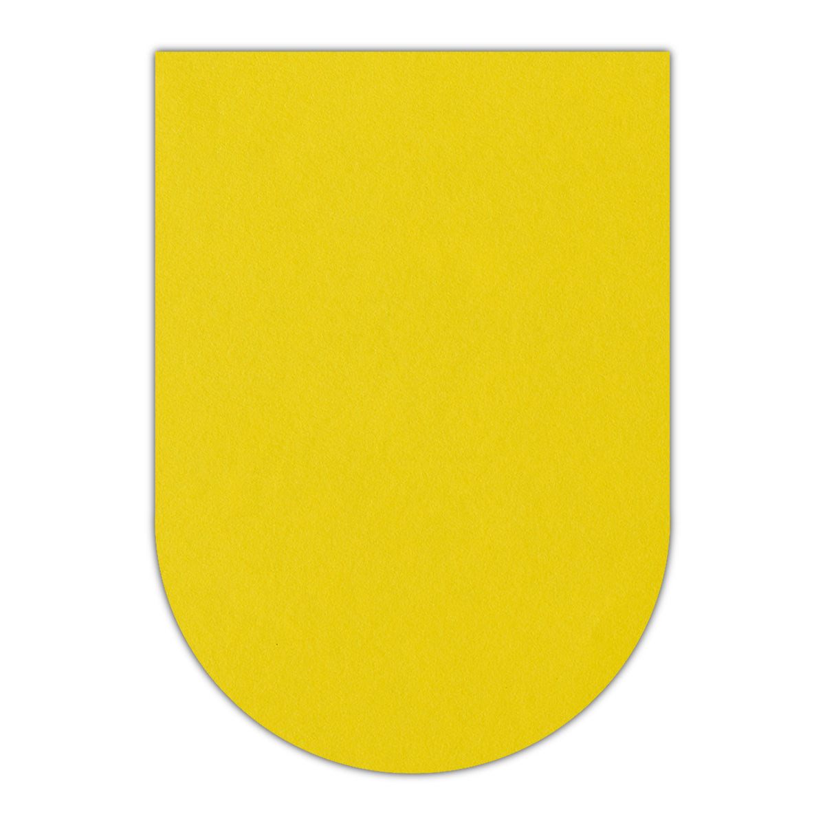 CMYK Print on Factory Yellow Cardstock | Shape P31 | 5" x 7"
