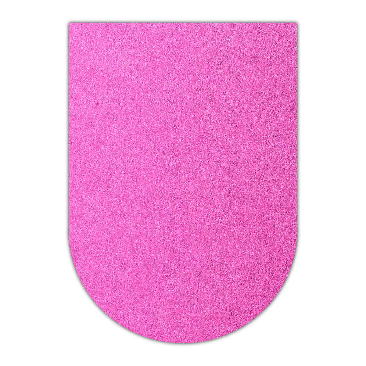 CMYK Print on Fuchsia Pink Cardstock | Shape P31 | 8" x 10"