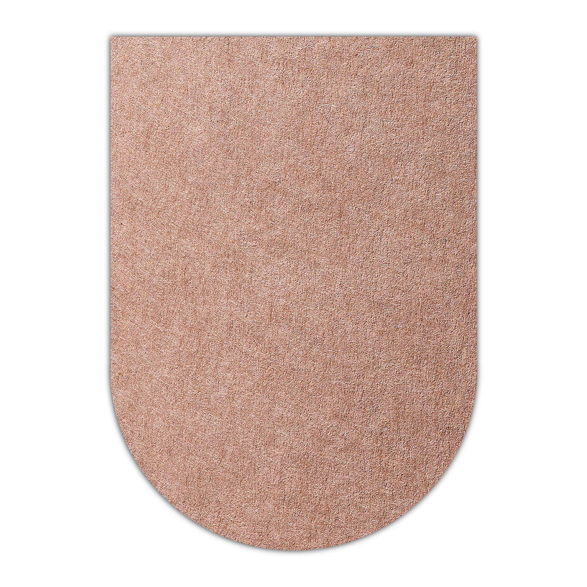 CMYK Print on Nubuck Brown Cardstock | Shape P31 | 4.25" x 5.5"