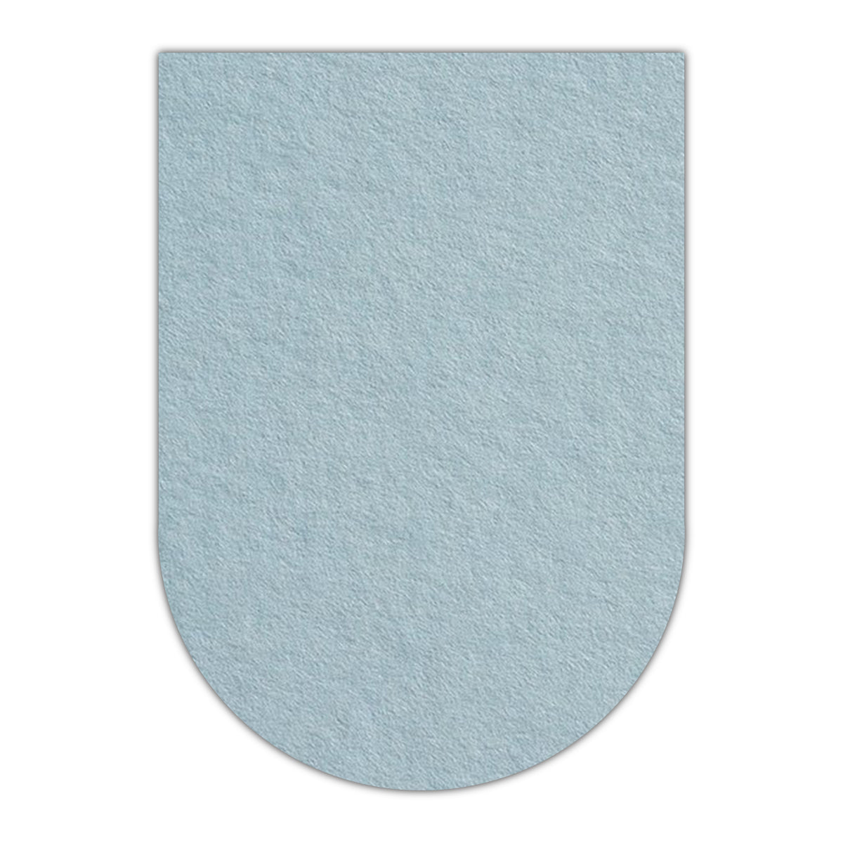 CMYK Print on Placid Blue Cardstock | Shape P31 | 12" x 18"