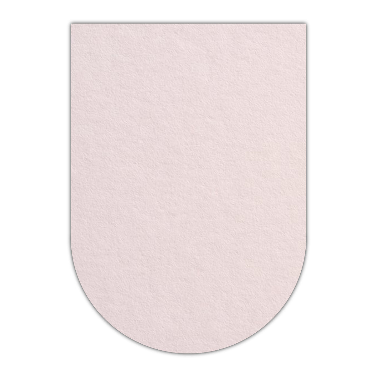 CMYK Print on Powder Pink Cardstock | Shape P31 | 3" x 4"