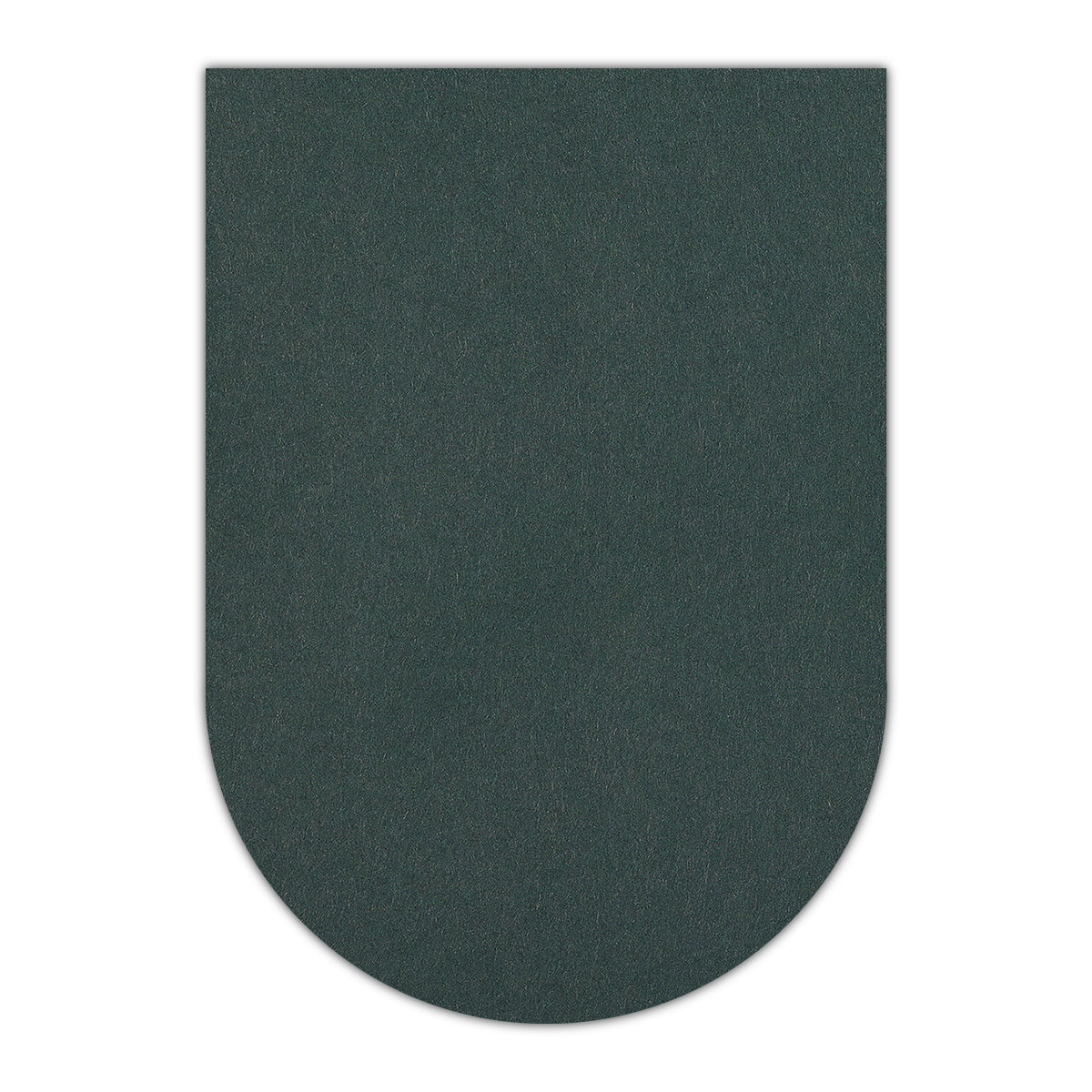 CMYK Print on Racing Green Cardstock | Shape P31 | 5" x 7"