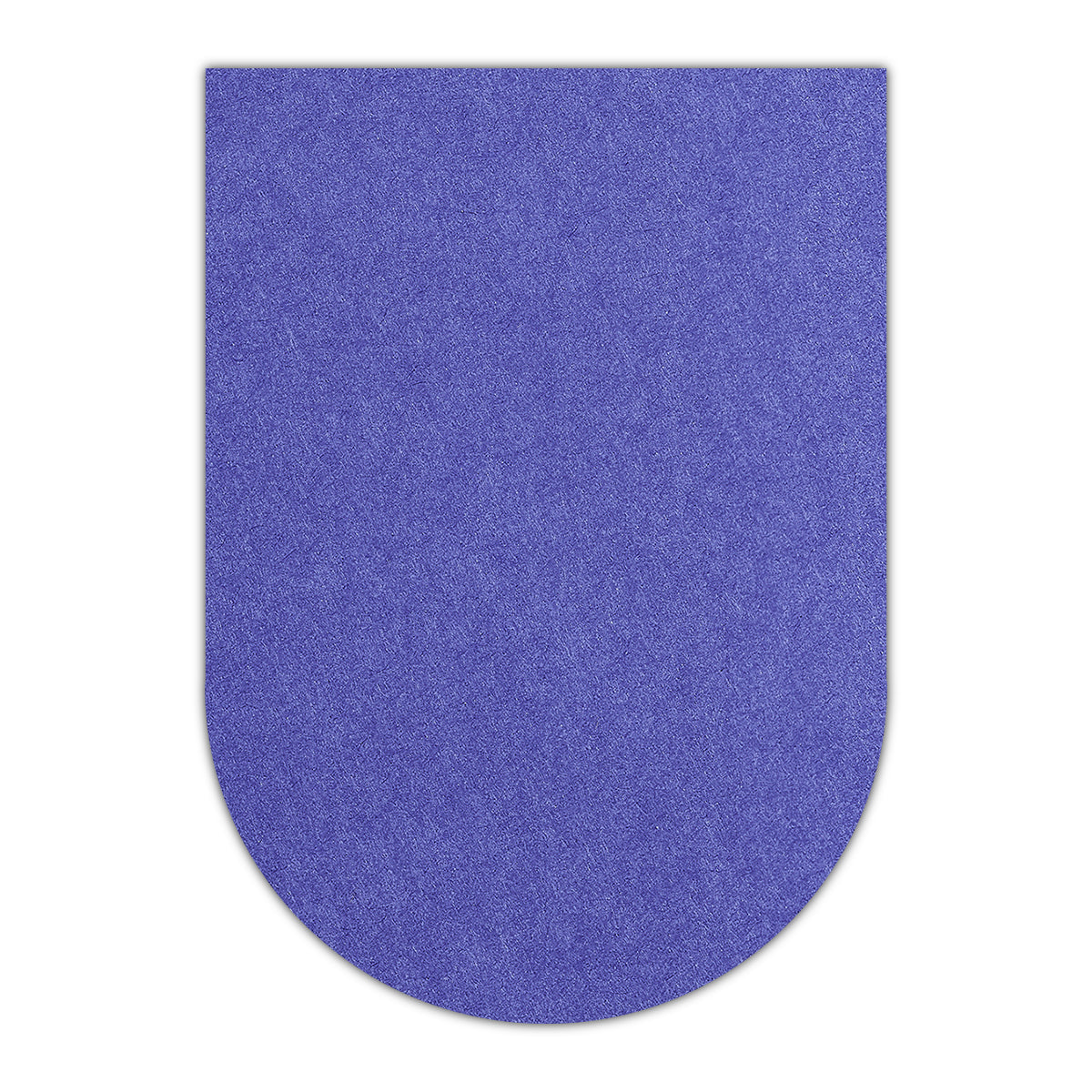 CMYK Print on Royal Blue Cardstock | Shape P31 | 3.5" x 5"
